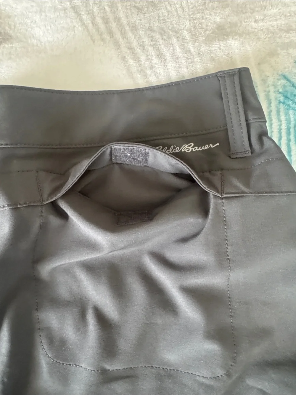 Eddie Bauer Women's Dark Gray Performance Bermuda Shorts